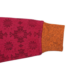 Vibrant Quarter-Zip Knit Pullover Sweatshirt