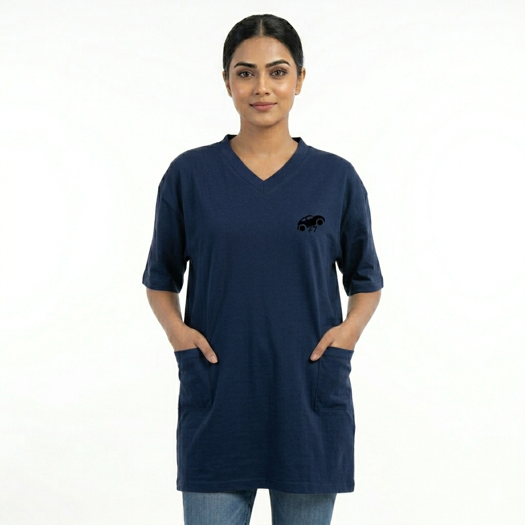 Free Size side Pocket Tee shirt