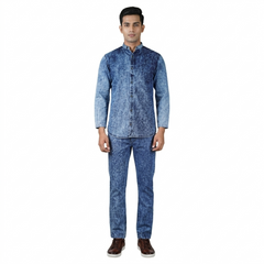 Acid wash Denim Suit
