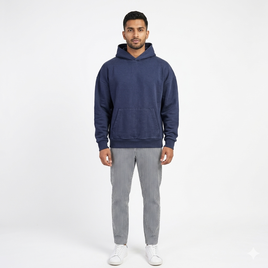 Men’s Down-Shoulder Pullover Hoodies