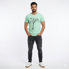 Chest Print Design T Shirt