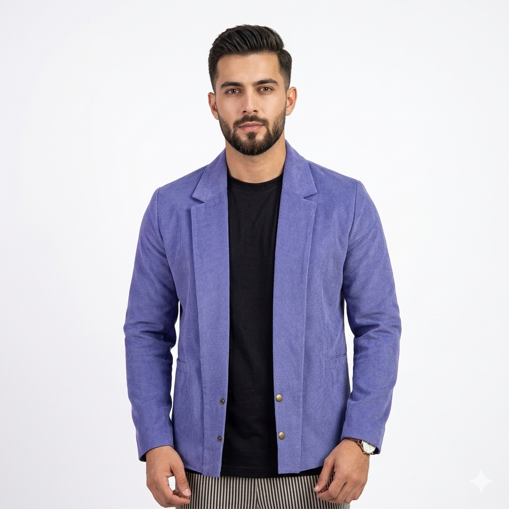Men’s Twill Blazer Coat