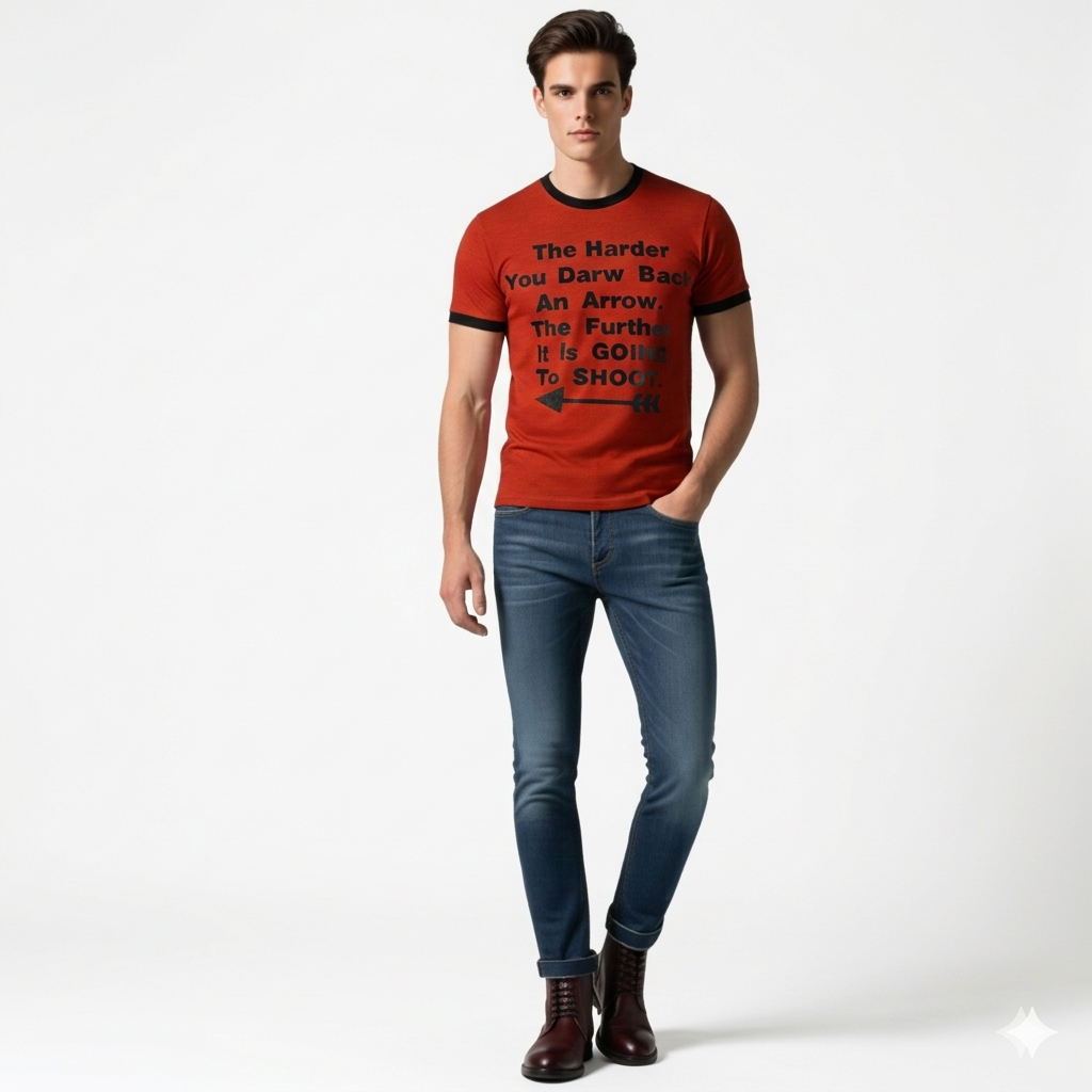 Gorgeous Chest Print T Shirt