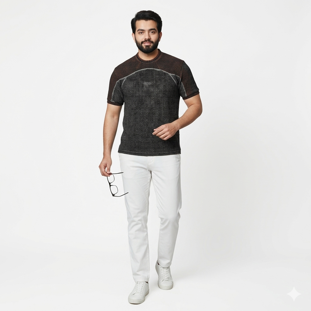 Thermal Contrast Vintage Wash T-Shirt