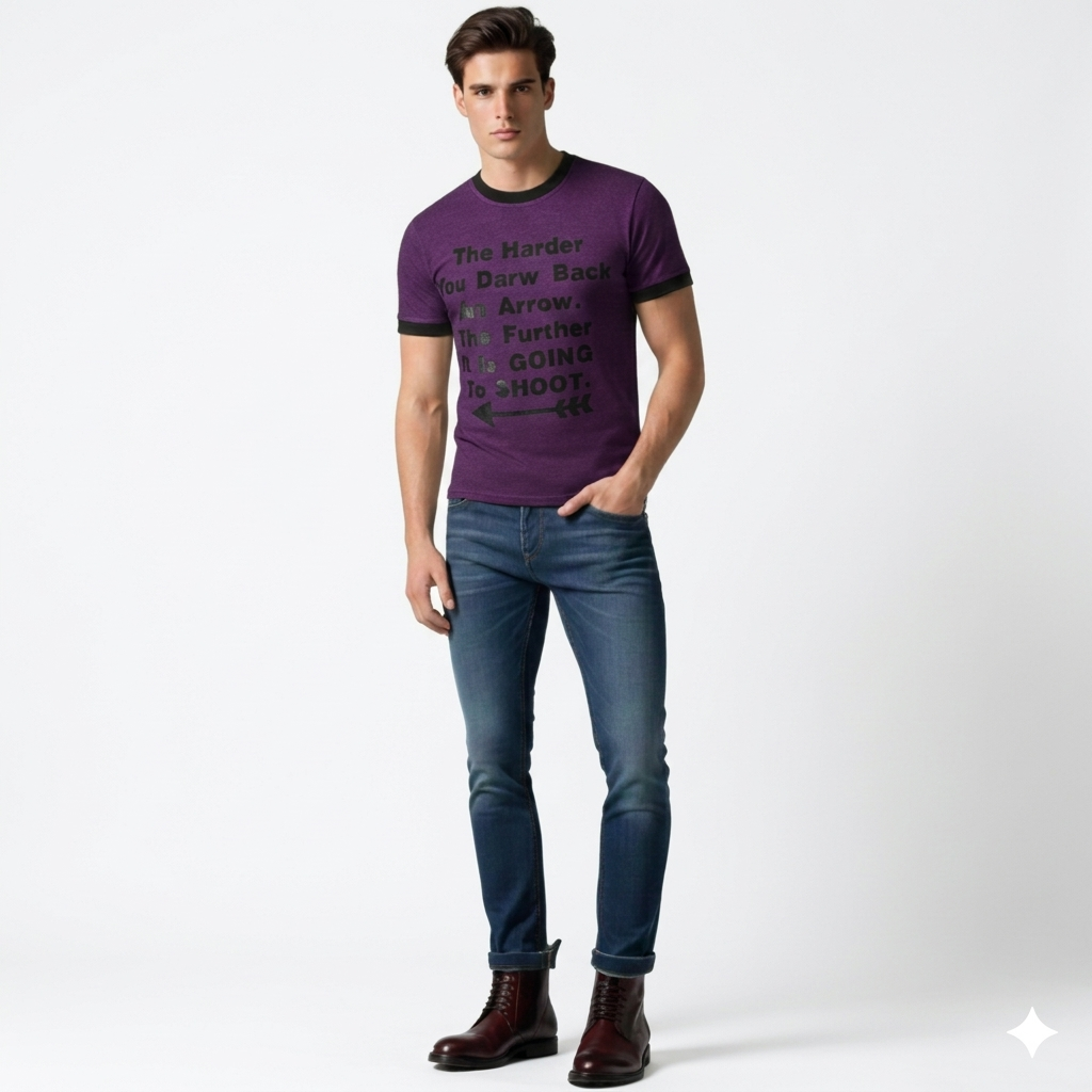 Gorgeous Chest Print T Shirt