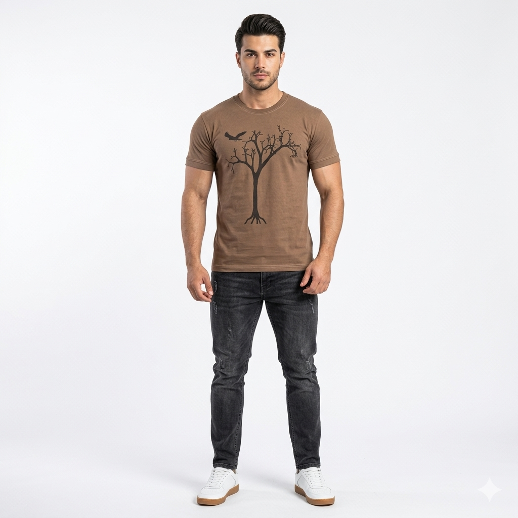 Chest Print Design T Shirt