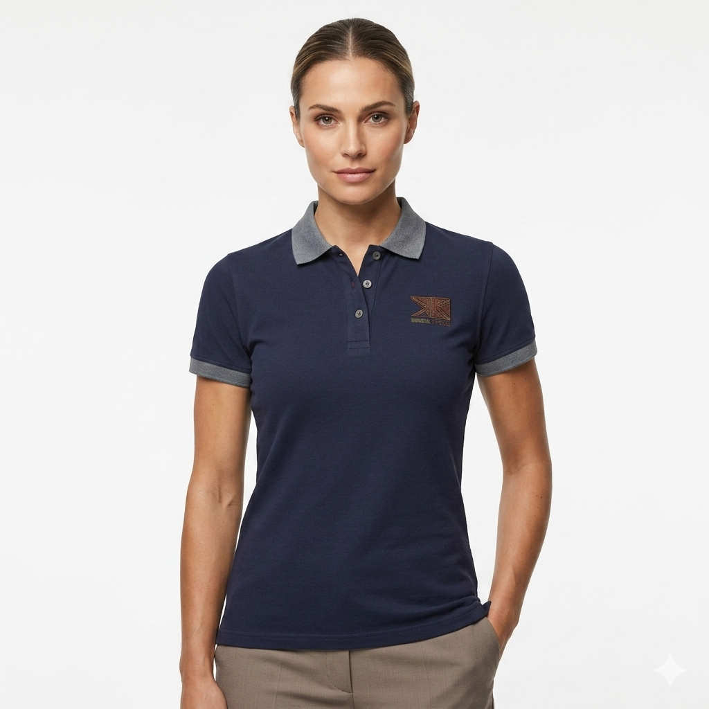 Branded Navy Blue Polo Shirt