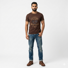 MEN Less Talking Lovely Printed T Shirt