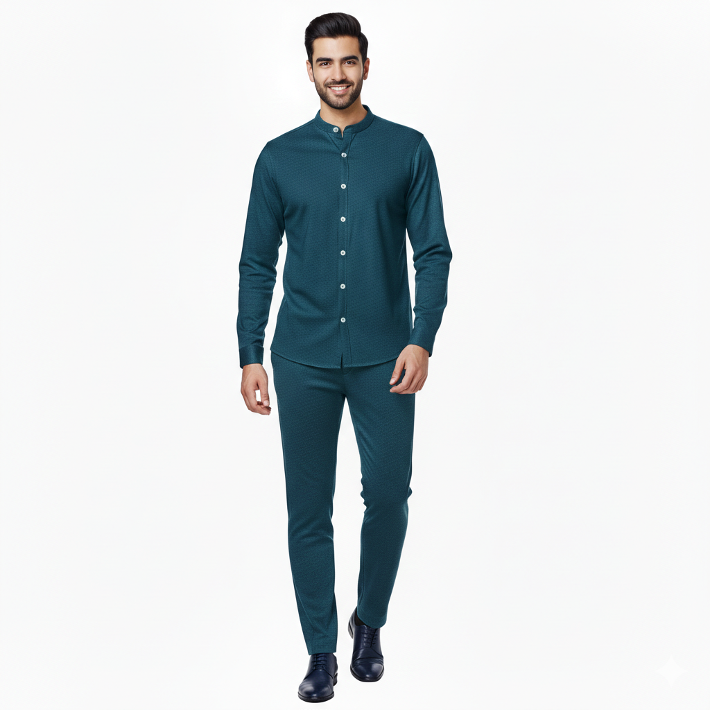 Turquoise  Silk Boski lounge and Sleep wear