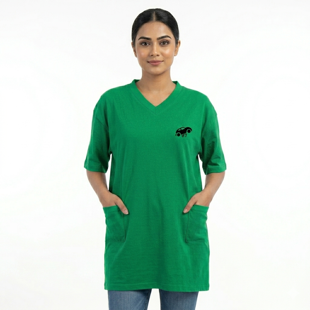 Free Size side Pocket Tee shirt