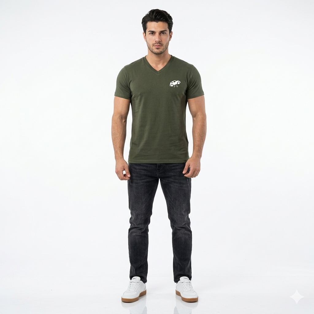Adidas Brand MEN V Neck T Shirt