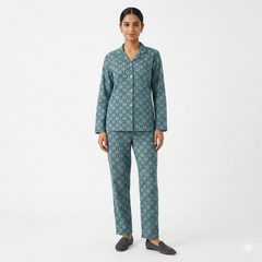 04-Way Strech Women Night Suit