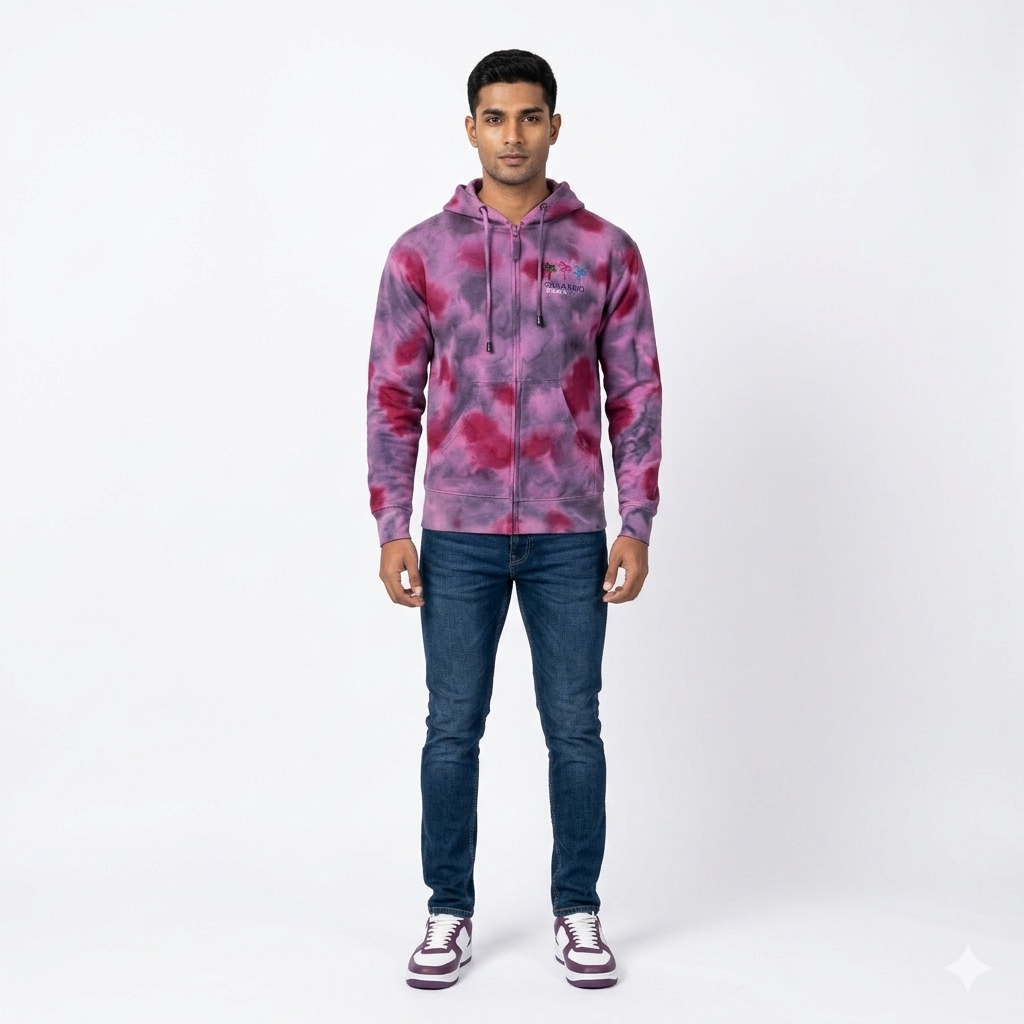 Orlando Pink Tie & Dye Hoodie