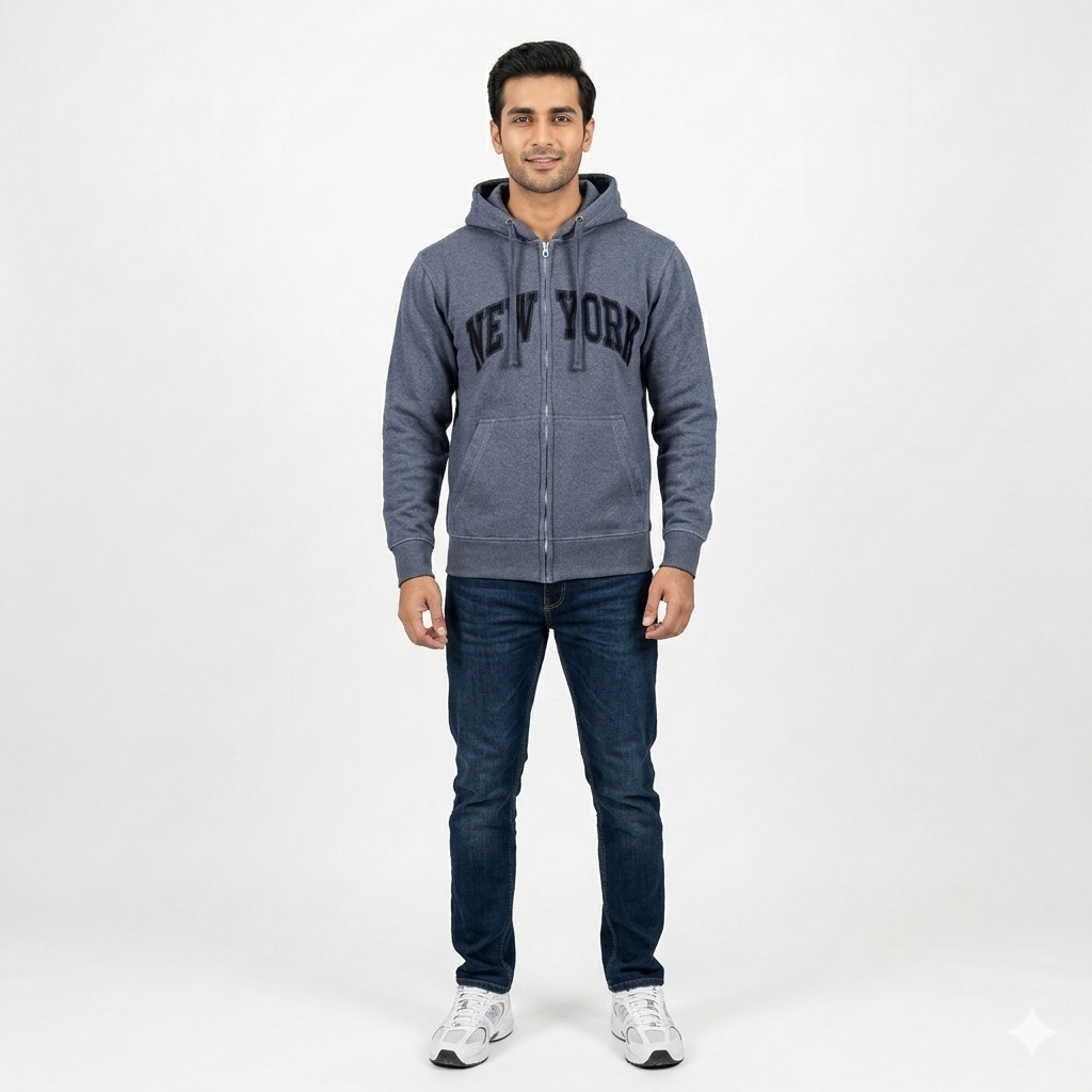 02-Tone Light Color New York Hoodie