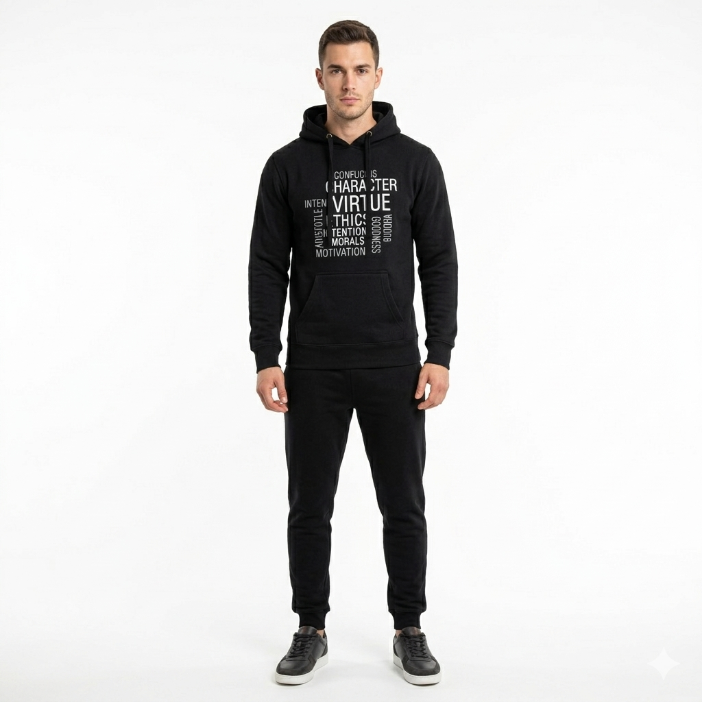 "CHARACTER" Pullover Hoodie