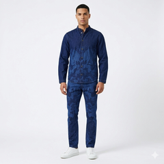 Camouflage Denim Suit