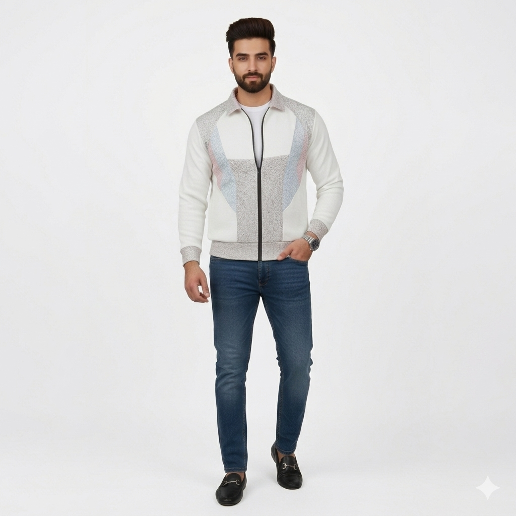 Men’s Premium Casual Zip Polo Shirt