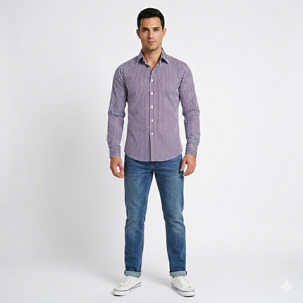 4-Way Stretched Formal Dress Shirt with causal wearing feelings