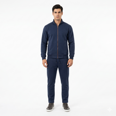 Full Zip Long Sleeve Sweat Shirt With Trouser Tracksuit "610" GSM