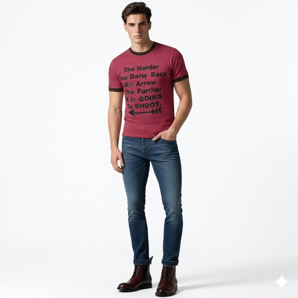 Gorgeous Chest Print T Shirt
