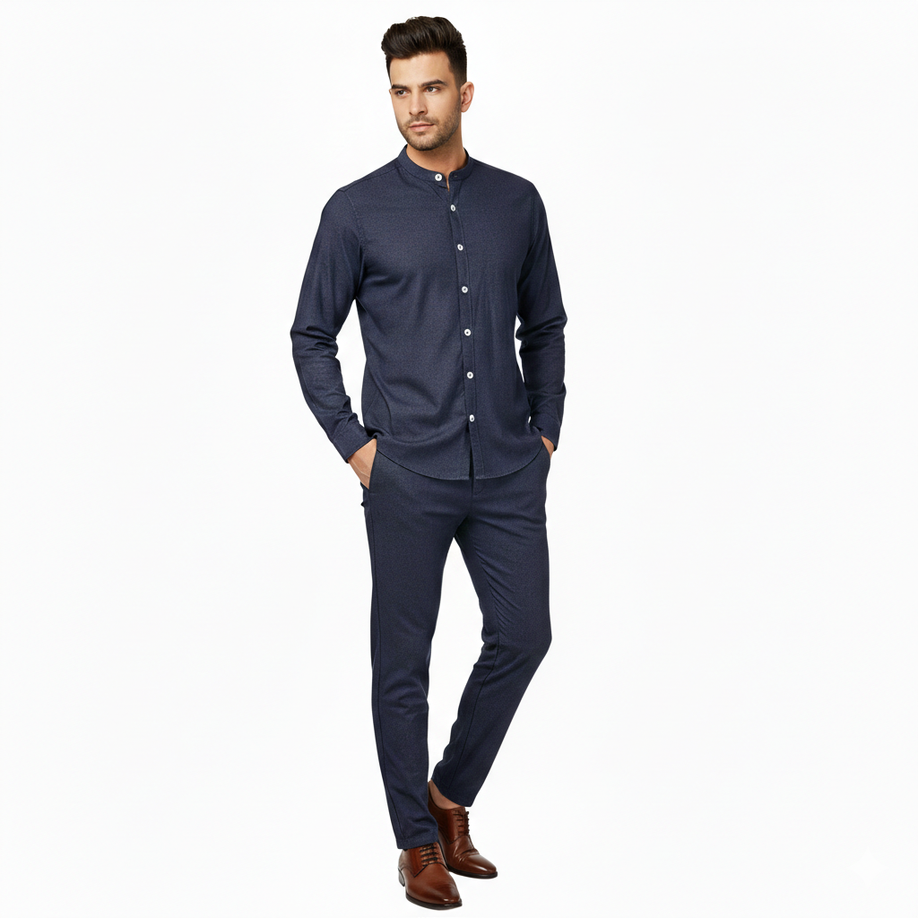Navy Blue Silk  lounge & Sleep wear