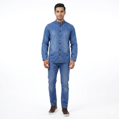 Denim Shaded Suit