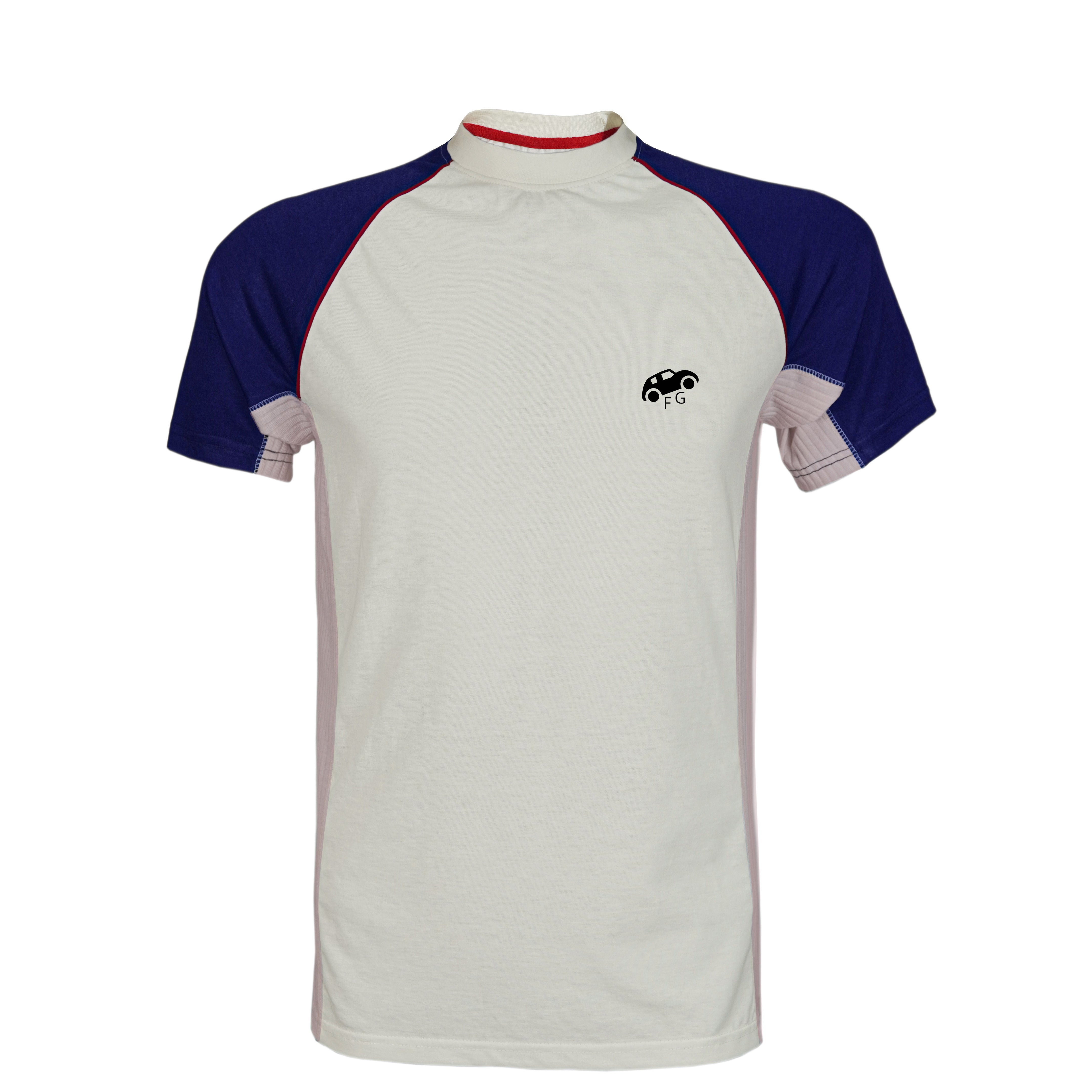 Side Panal Mesh Fabric Against Sweating Raglan T Shirt - Foxy Garments