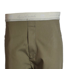 Twill Dark Khaki Pant - Foxy Garments