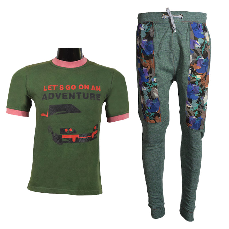 "ADVENTURE" 03-Tone Track Suit - Foxy Garments